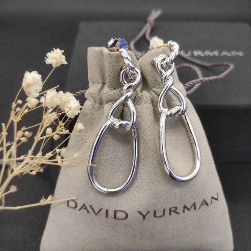 David Yurman Zkroucené 8 Náušnice