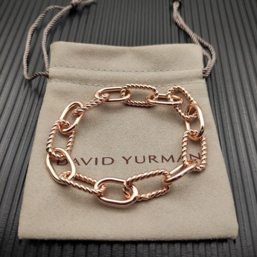 David Yurman Dámské Madison Řetěz Náramek 18K Rose Gold 11mm