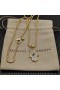 David Yurman Hamsa Amulet 18K Žluté Zlato s Pavé Diamanty a Modrým Safírem 24.6 mm