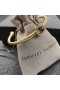 David Yurman Kabel Dámské Manžeta Náramek 18K Žluté Zlato S Fialovým Diamantem 4mm