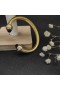 David Yurman Dámské Klasické Cablespira Manžeta Náramek 18K Žlutého Zlata s Černými Diamanty 7mm
