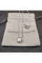 David Yurman Dámské Infinity Přívěskem Náhrdelník Sterling silver s Pavé Diamanty 7mm