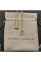 David Yurman Dámské Počáteční Charm Náhrdelník 18K Žluté Zlato s Diamantem G