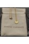 David Yurman Dámské Počáteční Charm Náhrdelník 18K Žluté Zlato s Diamantem Z