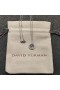 David Yurman Dámské Počáteční Charm Náhrdelník Sterling Silver s Diamond D