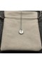 David Yurman Dámské Počáteční Charm Náhrdelník Sterling Silver s Diamond T