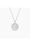 David Yurman Dámské Počáteční Charm Náhrdelník Sterling Silver s Diamond X