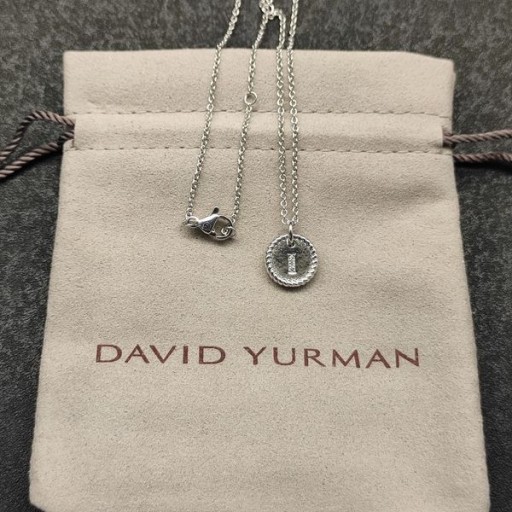 David Yurman Kvinder, Oprindelige Charme Halskæde Sterling Sølv med Diamant, jeg