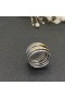 David Yurman Crossover Ring Sterling Sølv med 18K Gul Guld 17,8 mm