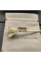 David Yurman Crossover To Rækken Ring i Sterling Sølv med 14 KT Gul Guld 7.4 mm