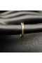 David Yurman Crossover To Rækken Ring i Sterling Sølv med 14 KT Gul Guld 7.4 mm