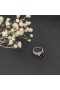 David Yurman Petite Wheaton Ring Sterling Sølv med Hampton Red Topas og Diamanter 10mm