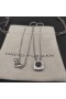 David Yurman Kvinders Albion Vedhæng Sterling Sølv med Ametyst og Diamanter 11mm