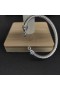 David Yurman Kvinders Spænde Klassiske Kabel-Bangle Bracelet Sterling Sølv med Diamanter, 5mm