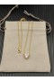 David Yurman Kvinders Chatelaine Hjerte Vedhæng Halskæde i 18K Gul Guld med Morganite 8mm