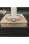 David Yurman Women ' s Classic Cablespira Station Cuff Bracelet Sterling Sølv med Hvid Agat og Diamanter 4mm