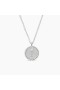 David Yurman Kvinder, Oprindelige Charme Halskæde Sterling Sølv med Diamant, jeg