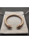 David Yurman Kvinder Renæssance Klassiske Kabel-Armbånd Lys Brun Aluminium 5mm