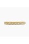 David Yurman Kvinders Skulpturelle Kabel-Bangle Armbånd 18K Gul Guld med Diamanter 6.2 mm