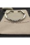 David Yurman Kvinders Zig Zag Stax Cuff Bracelet Sterling Sølv med Diamanter, 5mm