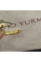 David Yurman Zig Zag Stax™ Hoop Øreringe 18K Gul Guld med Diamanter 22.8 mm
