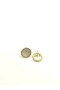 Petite DY Elementer Stud Øreringe 18K Gul Guld med Perlemor og Diamanter 11mm