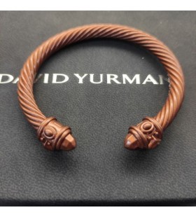 David Yurman Kvinder Renæssance Klassiske Kabel-Armbånd Brun Aluminium 5mm