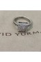 David Yurman Chatelaine Zilveren Ring met Pave Diamanten 11mm