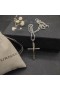 David Yurman Crossover Kruis Hanger Geel Goud met Diamanten 30.2 mm
