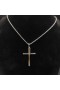 David Yurman Crossover Kruis Hanger Geel Goud met Diamanten 30.2 mm