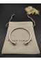 David Yurman Vrouwen Kabel Manchet Armband in Sterling Zilver, 4mm