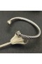 David Yurman Vrouwen Kabel Manchet Armband van Sterling Zilver met 18 KARAAT Geel Goud en Diamant 5mm