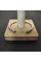 David Yurman Vrouwen Kabel Manchet Armband van Sterling Zilver met 18 KARAAT Geel Goud en Diamant 5mm
