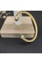David Yurman Women ' s Classic Cablespira Manchet Armband 18K Geel Goud met Blauwe Diamant 5mm