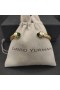 David Yurman Women ' s Classic Cablespira Manchet Armband 18K Geel Goud met Donker Groene Diamant 5mm