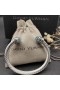 David Yurman Women ' s Classic Cablespira Manchet Armband van Sterling Zilver met Blauwe Diamant 7mm