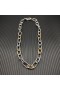 David Yurman Vrouwen Madison Chain Necklace Sterling Zilver met 18 KARAAT Geel Goud 8,5 mm