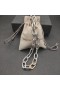 David Yurman Vrouwen Madison Chain Necklace Sterling Zilver met 18 KARAAT Geel Goud 8,5 mm