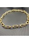 David Yurman Vrouwen Madison Toggle Ketting 18K Geel Goud met Diamanten 11mm