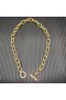 David Yurman Vrouwen Madison Toggle Ketting 18K Geel Goud met Diamanten 11mm