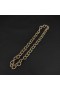 David Yurman Vrouwen Ovaal Link Ketting Sterling Zilver met 18 KARAAT Geel Goud 16mm