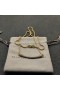 David Yurman Vrouwen Petite Helena Wrap Station Ketting 18K Geel Goud met Diamanten 29mm