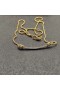 David Yurman Vrouwen Petite Helena Wrap Station Ketting 18K Geel Goud met Diamanten 29mm