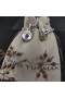 David Yurman Mannen Boze Oog Amulet Sterling Zilver met Lapis 14.5 mm