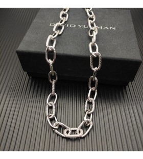 David Yurman Vrouwen Madison Ketting in Sterling Zilver met Diamanten 11mm
