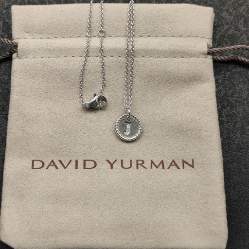 David Yurman Alkuperäistä Charmia Sterling Hopea Diamond-J