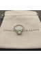 David Yurman Petite Kartanonrouva Pavé Bezel Ring Sterling Hopea kanssa Prasiolite ja Timantteja 7mm