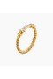 David Yurman Petite Helena Kääri Bändi Rengas 18K Keltainen Kulta Timantteja 4mm
