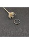 David Yurman Petite Helena Kääri Band Ring Sterling Hopea, 18K Keltainen Kultaa ja Timantteja 4mm
