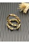 David Yurman Stax Ketjun Vanne Korvakorut 18K Keltainen Kulta Timantteja 23.8 mm